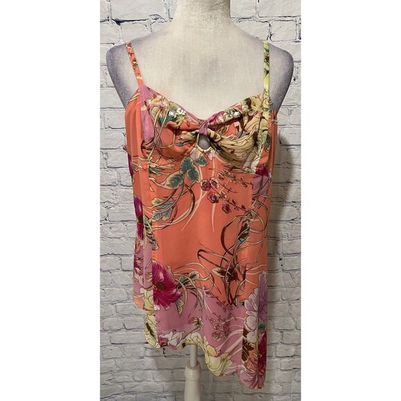 Latina Life Multicolor Floral Silly Adjustable Strap Asymetrical Dress size 16 - Picture 1 of 6